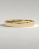 Arden - Classic Hidden Pave Flat Cigar Band Wedding Ring - 18k Yellow Gold