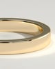Arden - Classic Hidden Pave Flat Cigar Band Wedding Ring - 18k Yellow Gold
