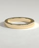 Arden - Classic Hidden Pave Flat Cigar Band Wedding Ring - 18k Yellow Gold