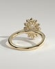 Arielle - Oval Halo with Cathedral Setting - 18k Yellow Gold