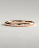 Arizona - Classic Clustered Hammer Set Wedding Ring - 18k Rose Gold