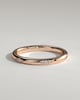 Arizona - Classic Clustered Hammer Set Wedding Ring - 18k Rose Gold