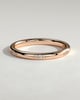 Arizona - Classic Clustered Hammer Set Wedding Ring - 18k Rose Gold