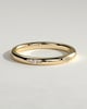 Arizona - Classic Clustered Hammer Set Wedding Ring - 18k Yellow Gold