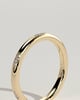 Arizona - Classic Clustered Hammer Set Wedding Ring - 18k Yellow Gold