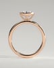 Armani - Bezel Set Oval Solitaire - 18k Rose Gold