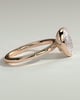 Armani - Bezel Set Oval Solitaire - 18k Rose Gold