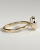 Armani - Bezel Set Oval Solitaire - 18k Yellow Gold