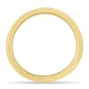 Ashton - Plain Wedding Ring - 18k Yellow Gold Curved