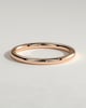 Ashton - Classic Plain Band Wedding Ring - 18k Rose Gold Straight