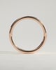 Ashton - Classic Plain Band Wedding Ring - 18k Rose Gold Straight
