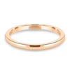 Ashton - Plain Wedding Ring - 18k Rose Gold Straight