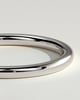 Ashton - Classic Plain Band Wedding Ring - 18k White Gold Straight