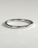 Ashton - Classic Plain Band Wedding Ring - 18k White Gold Straight