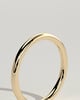 Ashton - Classic Plain Band Wedding Ring - 18k Yellow Gold Straight