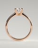 Aspen  5 Claw Pear Solitaire - 18k Rose Gold