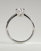 Aspen  5 Claw Pear Solitaire - 18k White Gold