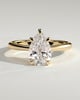 Aspen  5 Claw Pear Solitaire - 18k Yellow Gold