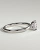 Ava  Elongated Cushion Solitaire - 1ct White Gold
