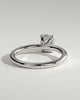 Ava  Elongated Cushion Solitaire - 1ct White Gold