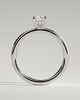 Ava  Elongated Cushion Solitaire - 1ct White Gold