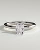Ava  Elongated Cushion Solitaire - 1ct White Gold