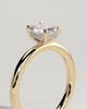 Ava  Elongated Cushion Solitaire - 1ct Yellow Gold