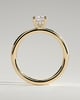 Ava  Elongated Cushion Solitaire - 1ct Yellow Gold