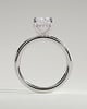 Ava  Elongated Cushion Solitaire - 3ct White Gold