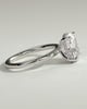 Ava  Elongated Cushion Solitaire - 3ct White Gold