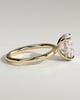 Ava  Elongated Cushion Solitaire - 3ct Yellow Gold