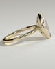 Aveya - Marquise Bezel Solitaire with Petal Gallery Engagement Ring - 18k Yellow Gold