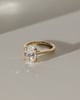 Bethany  Oval Solitaire with Hidden Halo Lifestyle Image