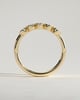 Betty - Oval Bezel Set Wedding Ring - 5 stones 18k Yellow Gold