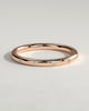 Bianca - Classic Hammer Set Wedding Ring - 18k Rose Gold