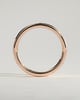 Bianca - Classic Hammer Set Wedding Ring - 18k Rose Gold