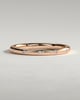 Bianca - Classic Hammer Set Wedding Ring - 18k Rose Gold