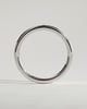 Bianca - Classic Hammer Set Wedding Ring - 18k White Gold