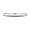 Bianca  Hammer Set Wedding Ring - 18k White Gold