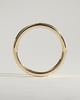 Bianca - Classic Hammer Set Wedding Ring - 18k Yellow Gold