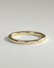 Bianca - Classic Hammer Set Wedding Ring - 18k Yellow Gold