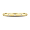 Bianca  Hammer Set Wedding Ring - 18k Yellow Gold