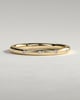Bianca - Classic Hammer Set Wedding Ring - 18k Yellow Gold