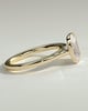 Billie - Cathedral Bezel Set Elongated Cushion - 18k Yellow Gold