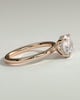 Bindi - Round Solitaire with Hidden Halo - 18k Rose Gold