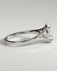 Blair - Oval Cathedral Solitaire - 18k White Gold