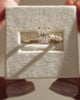 Cali - 4 Claw Elongated Cushion Solitaire with Accent Stones Lifestyle Image