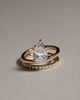 Candice - Double Band Pear Solitaire Lifestyle Image