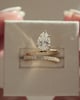 Candice - Double Band Pear Solitaire Lifestyle Image