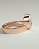 Carmen - Oval Bezel with Cigar Band - 18k Rose Gold